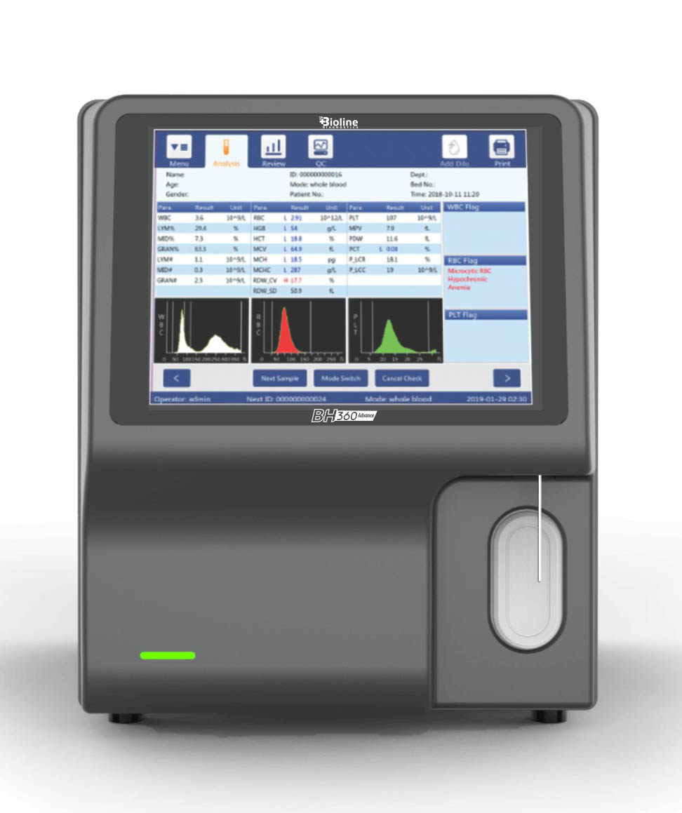 BH 360 Adv AUTOMATIC 5-DIFF HEMATOLOGY ANALYZER